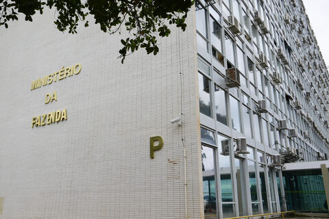 Fachada do prédio do Ministério da Fazenda, em Brasília